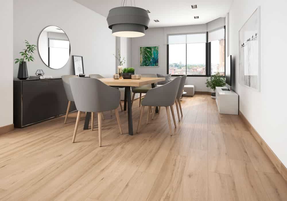 Piso de Cerámica Imitación Madera Ébano-Ambiente